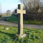 Cross at Fox Lane Ends Fox Lane Ends (P Worrell)